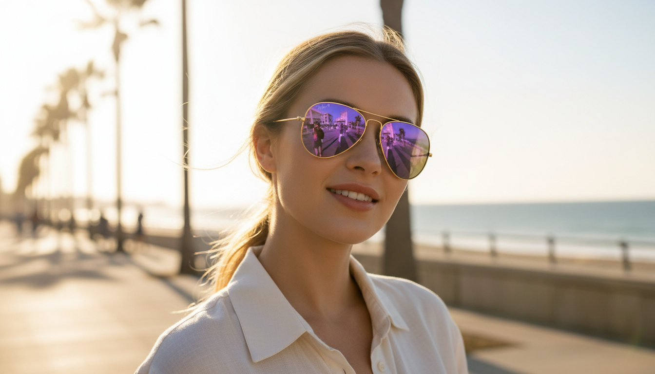 Vista frontal Ray-Ban AVIATOR LARGE METAL (RB3025 - 112/1Q)