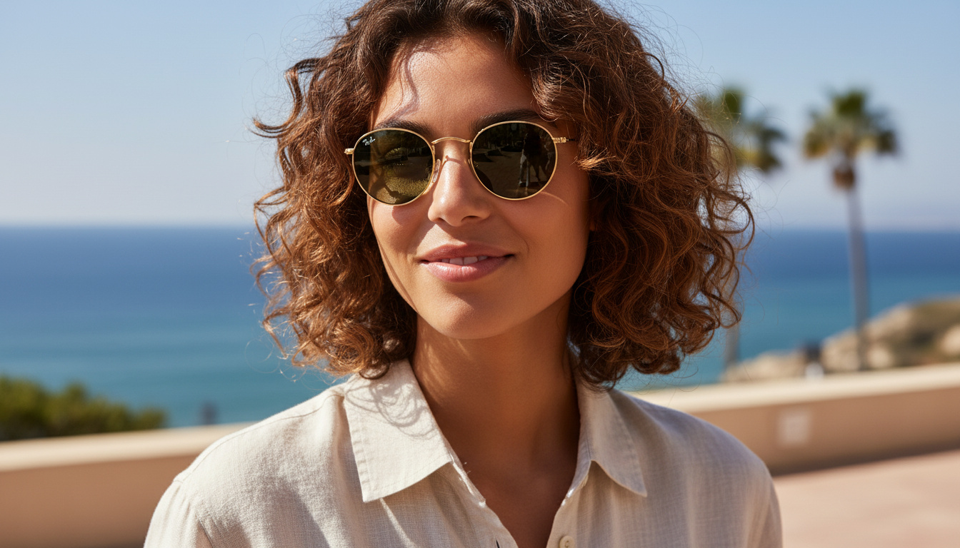 Εμπρόσθια όψη Ray-Ban ROUND METAL (RB3447 - 001)