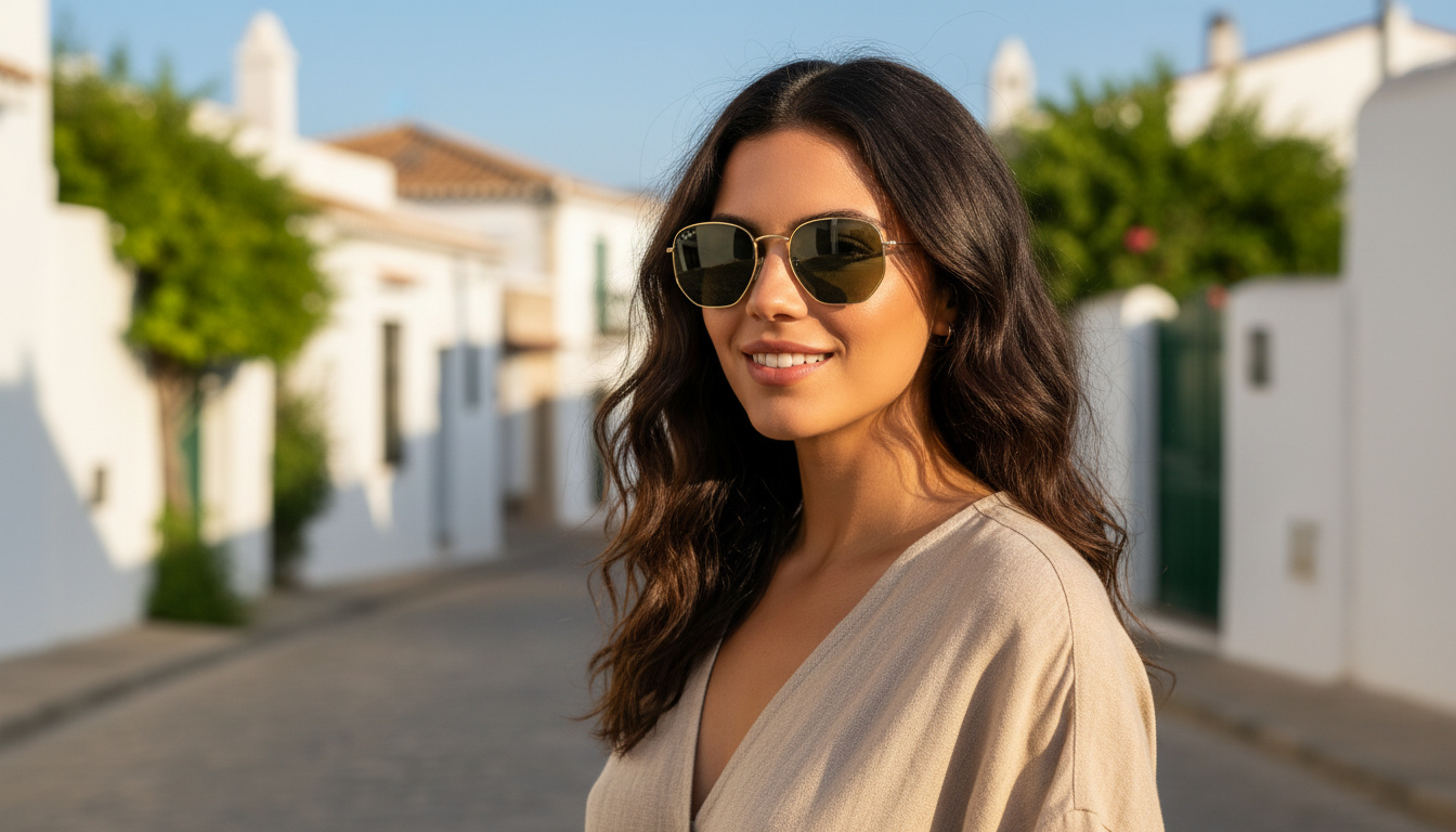 Framifrån Ray-Ban HEXAGONAL (RB3548N - 001)