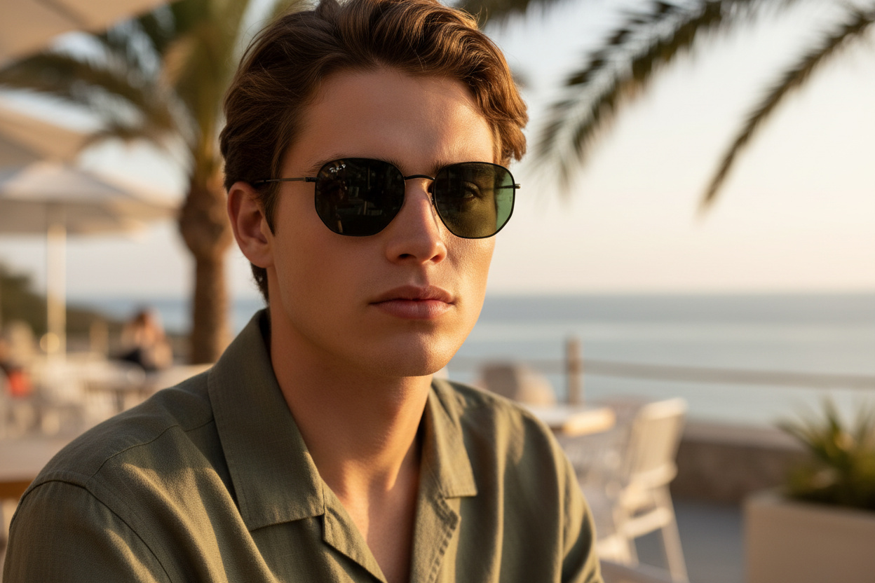 Vista frontal Ray-Ban HEXAGONAL (RB3548N - 002/58)