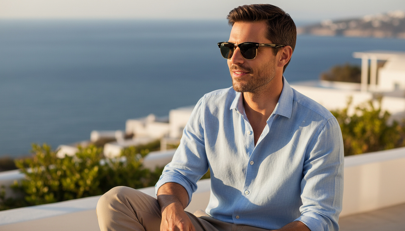 Framifrån Ray-Ban CLUBMASTER OVERSIZED (RB4175 - 877/M3)