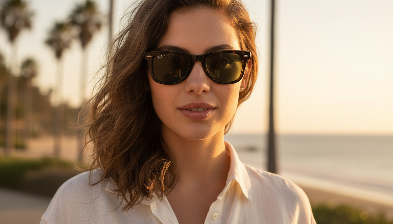 Vista frontal Ray-Ban WAYFARER (RB2140 - 902/58)
