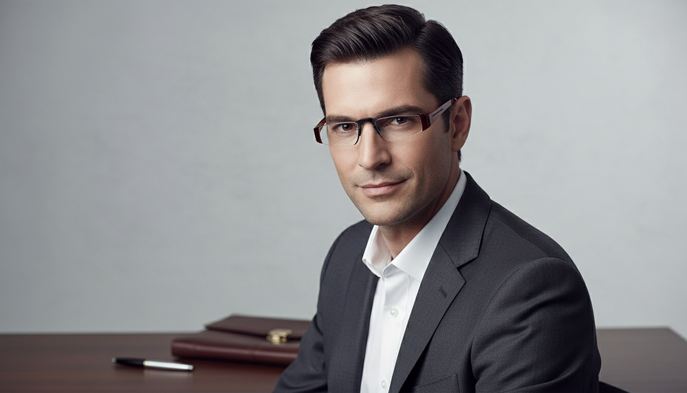 [glasses-front-view] Porsche Design P8801 (B)