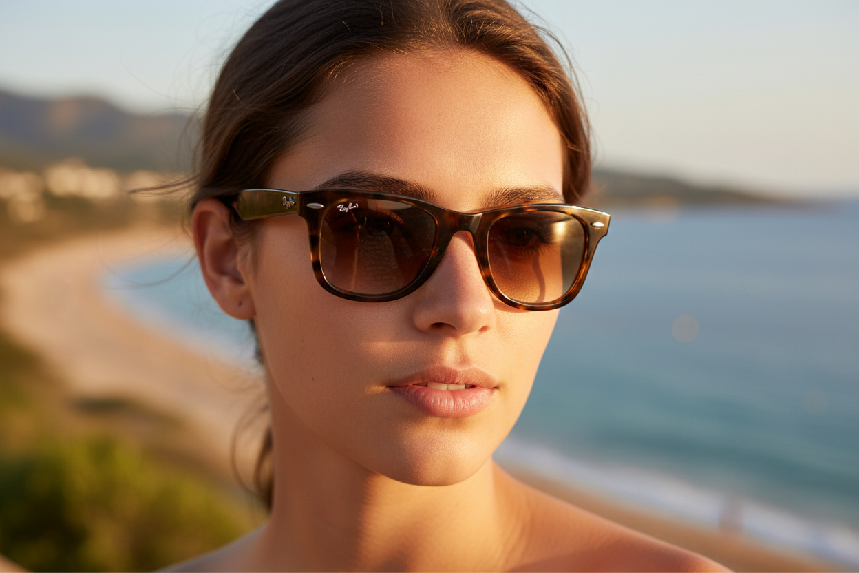 Vista frontal Ray-Ban WAYFARER (RB4340 - 710/51)