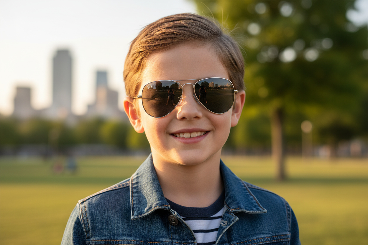 Vista frontal Ray-Ban Kids JUNIOR AVIATOR (RJ9506S - 212/6G)
