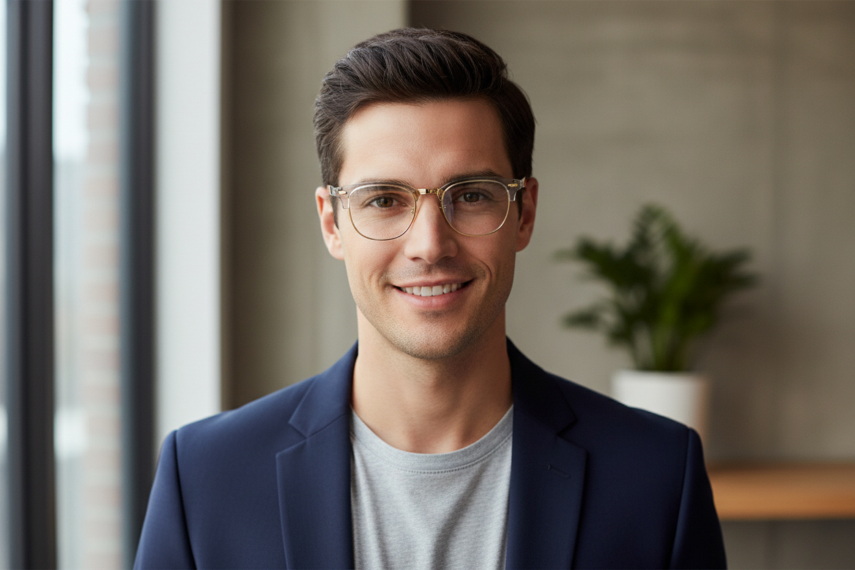 Vista frontal Ray-Ban CLUBMASTER (RX5154 - 5762)