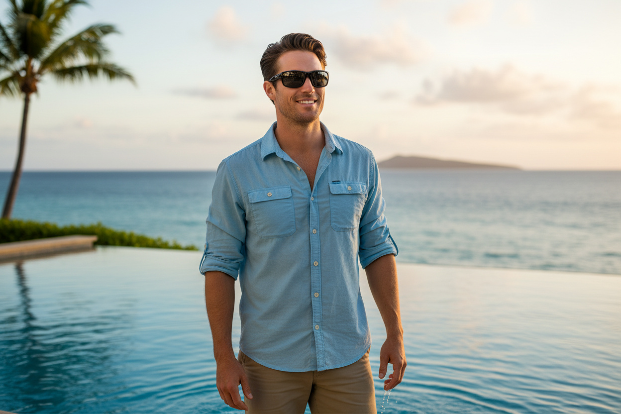 Vista frontal Maui Jim Stingray (103-02)