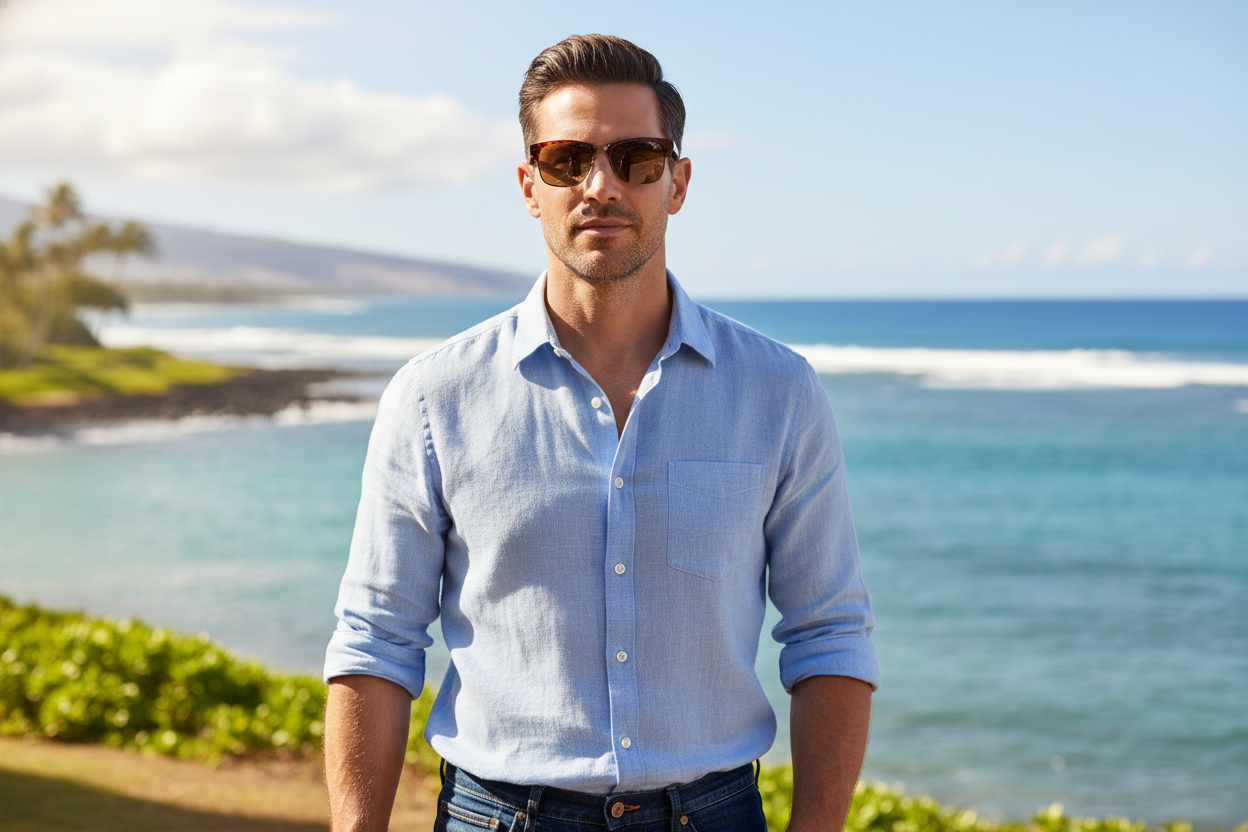 Vista frontal Maui Jim Kawika (H257-16C)
