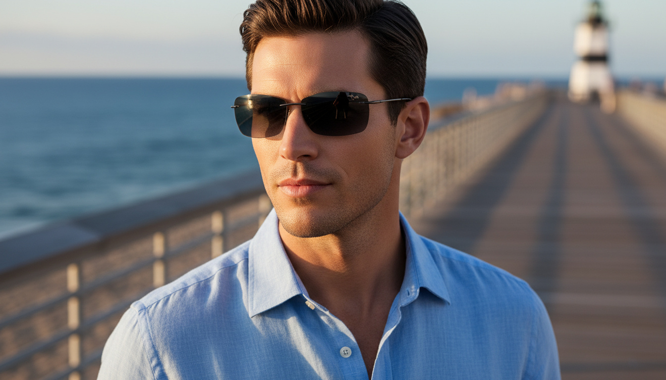 [glasses-front-view] Maui Jim Lighthouse (423-02)