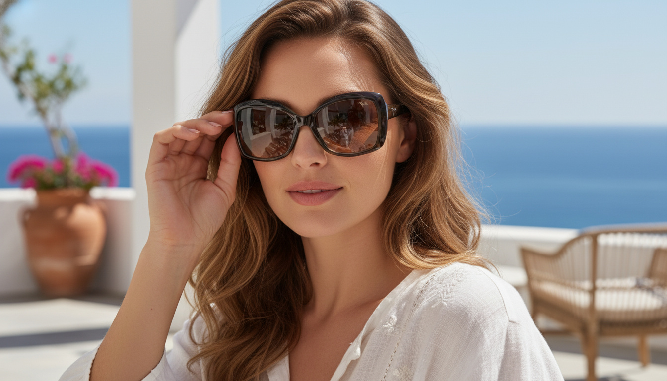 Vista frontal Maui Jim Orchid (H735-10P)