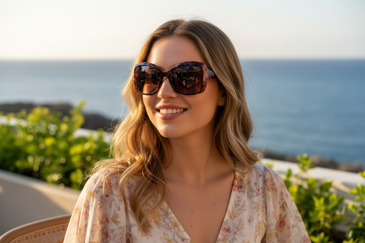 Elölnézet Maui Jim Orchid (R735-12B)