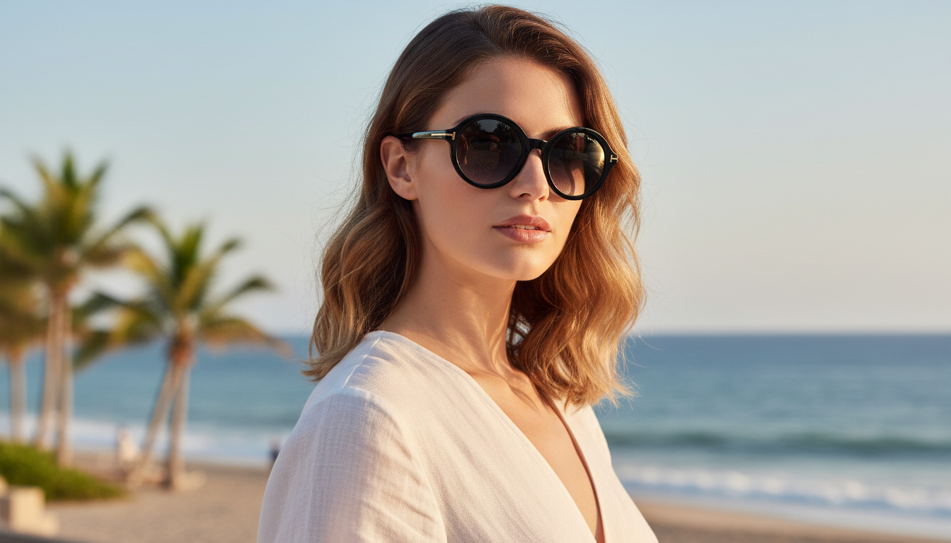 [glasses-front-view] Tom Ford NICOLETTE-02 (FT0602 - 001)