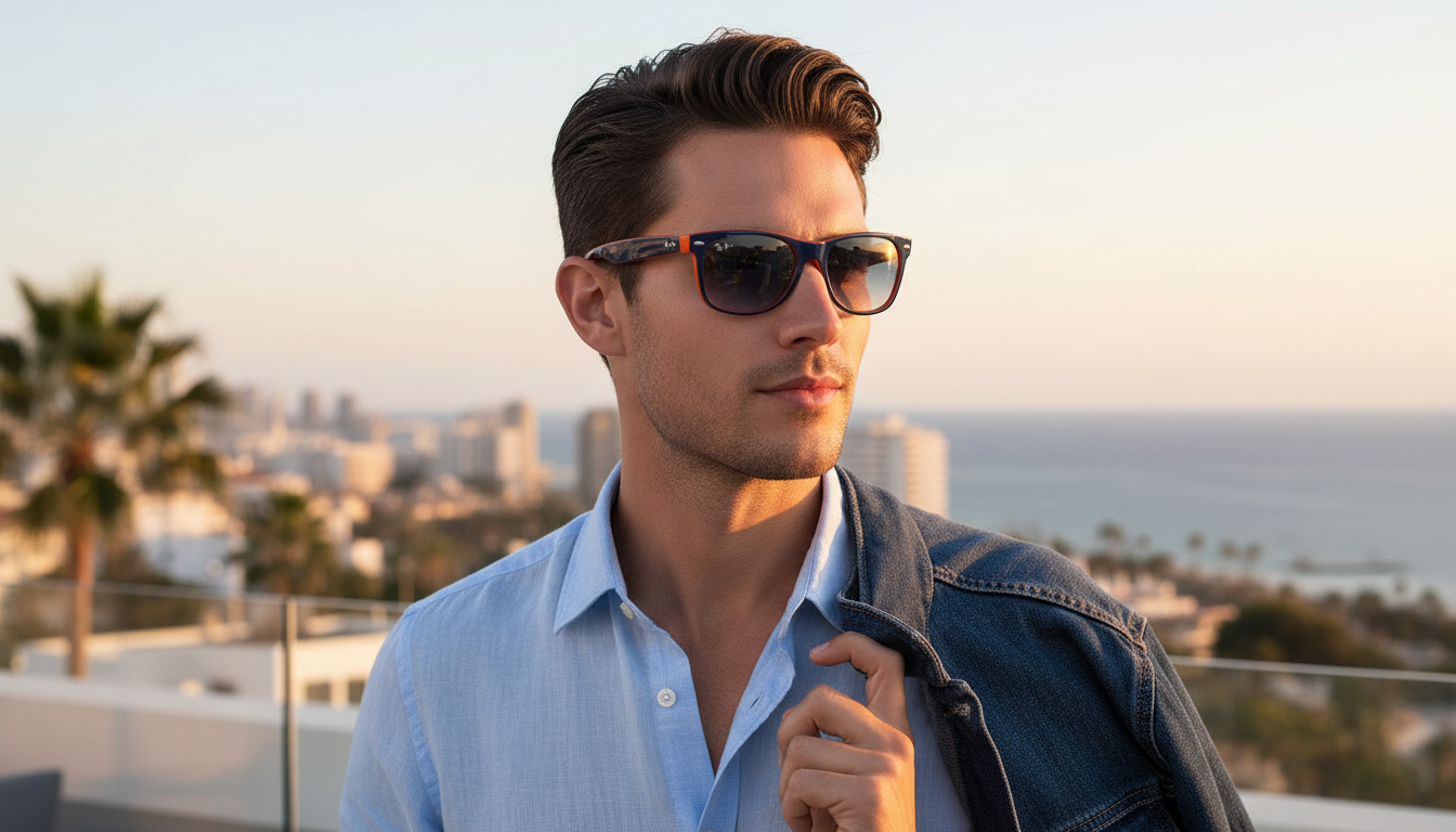 Vedere din față Ray-Ban NEW WAYFARER (RB2132 - 789/3F)