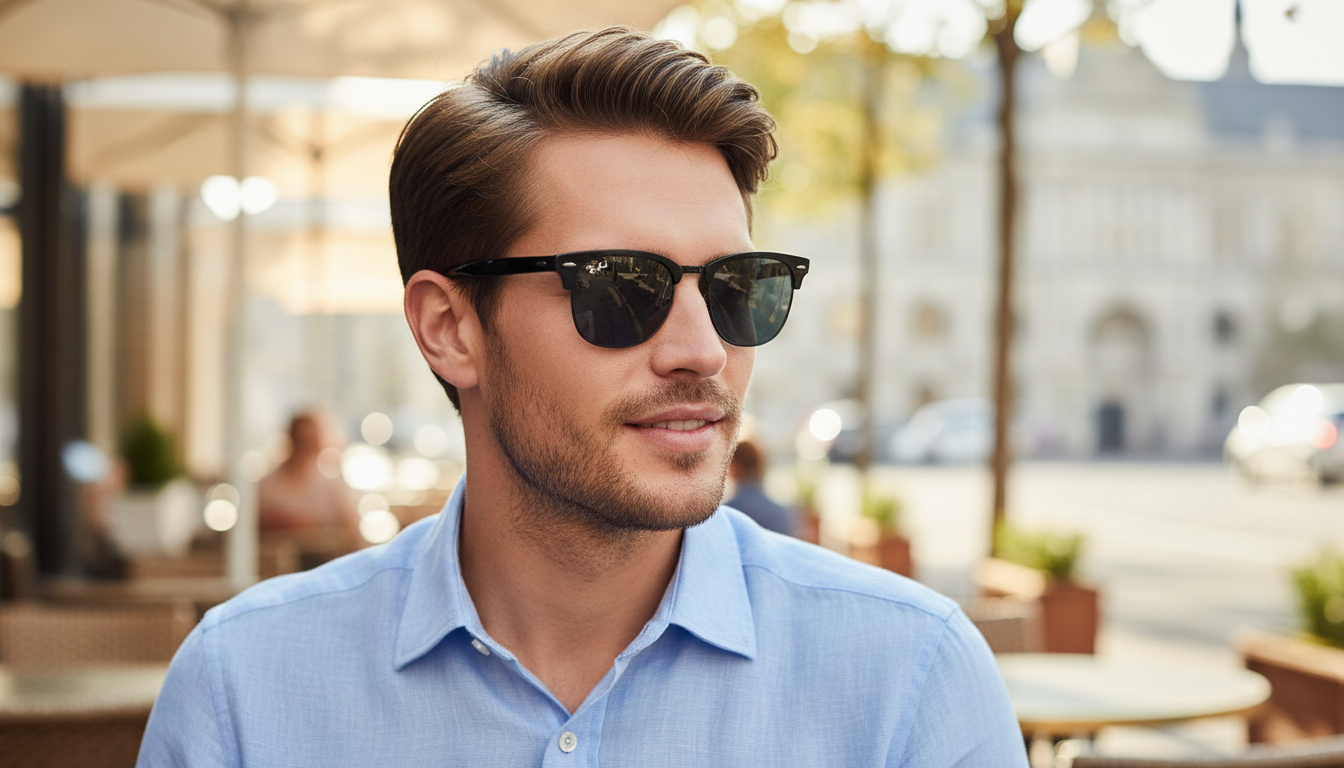 Elölnézet Ray-Ban CLUBMASTER METAL (RB3716 - 186/R5)