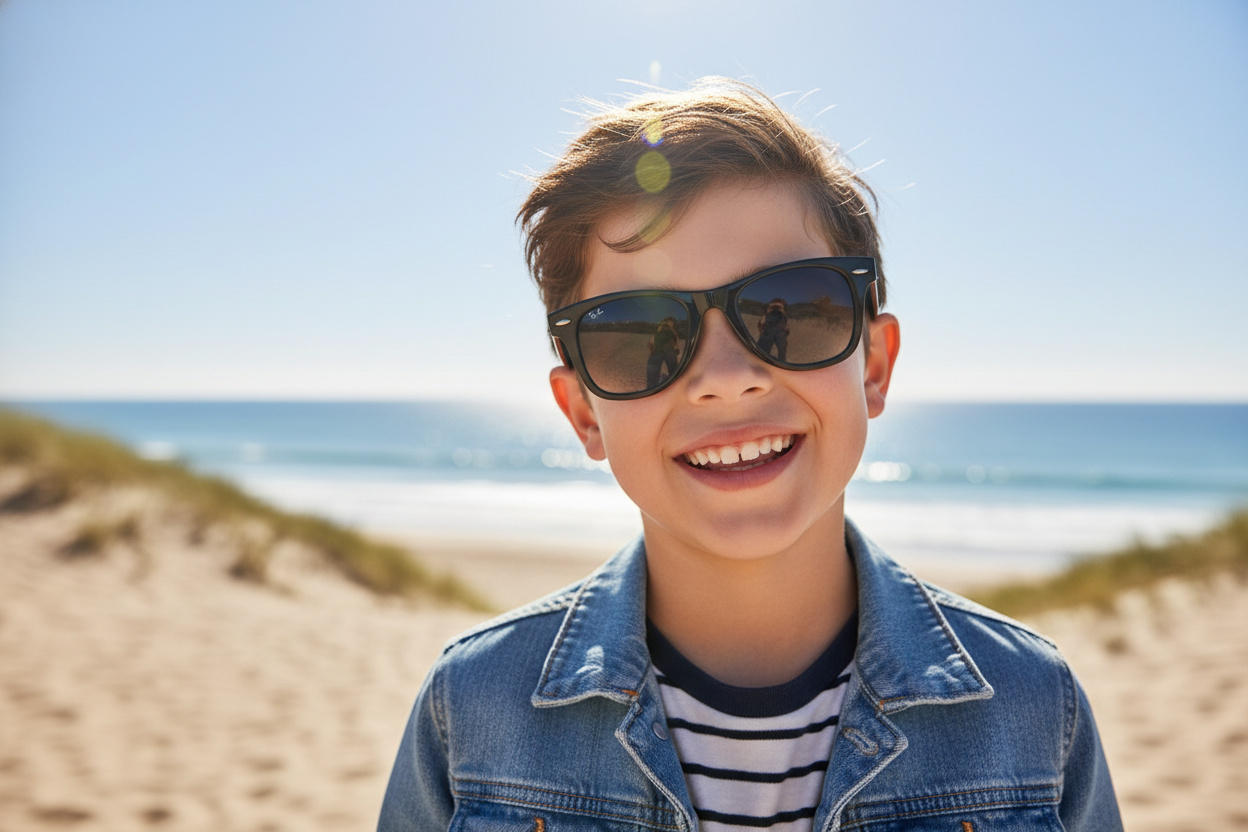 [glasses-front-view] Ray-Ban Kids JUNIOR WAYFARER (RJ9066S - 100/11)