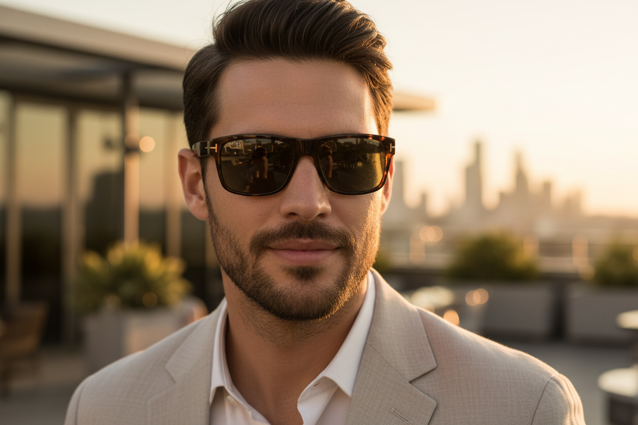 [glasses-front-view] Tom Ford AUGUST (FT0678 - 52N)