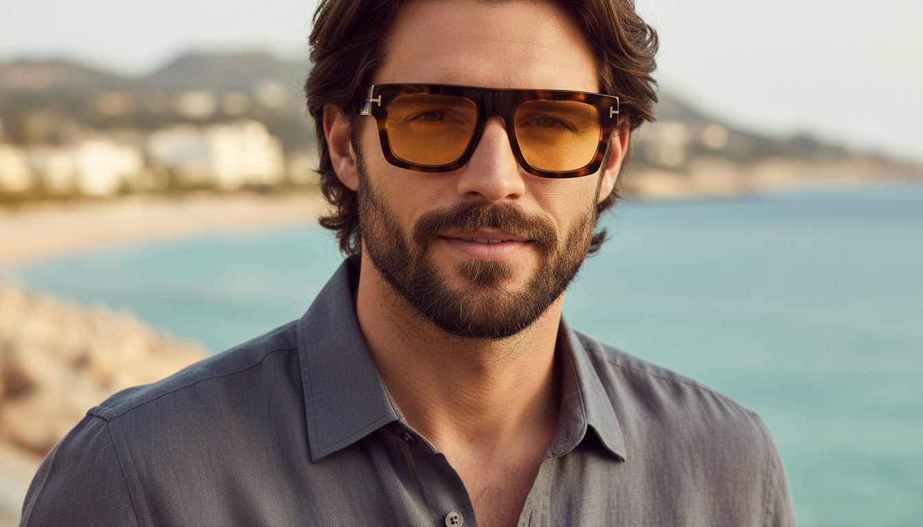[glasses-front-view] Tom Ford FAUSTO (FT0711 - 56E)