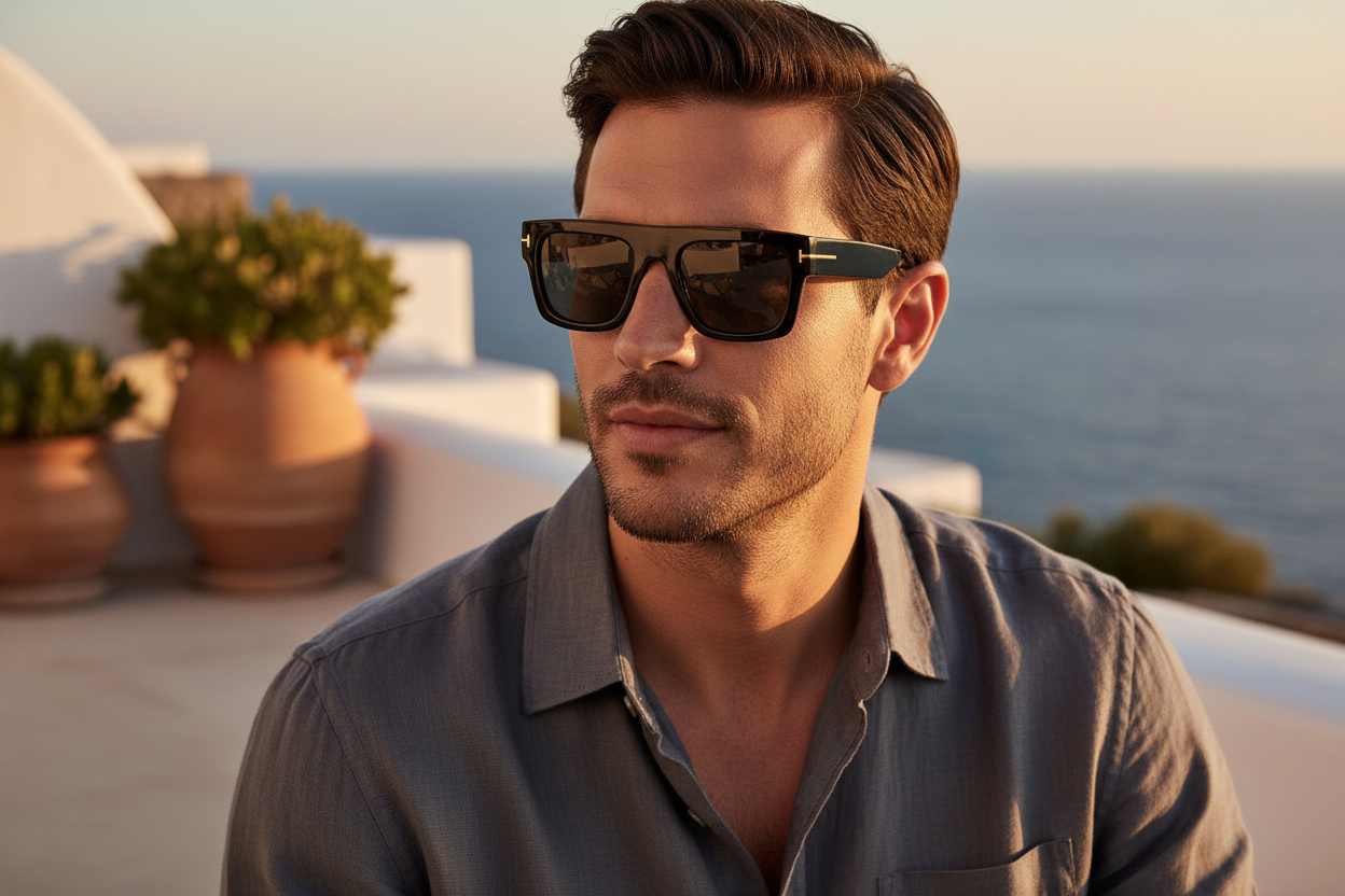 Vooraanzicht Tom Ford FAUSTO (FT0711 - 01A)