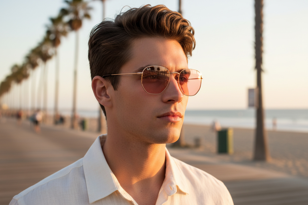 [glasses-front-view] Ray-Ban HEXAGONAL (RB3548N - 91310X)