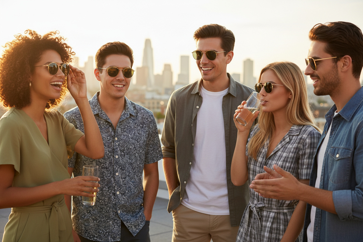 Framifrån Ray-Ban RB3647N (91233M)