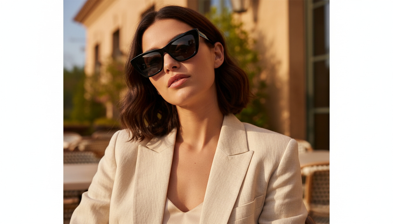 [glasses-front-view] Saint Laurent SL 276 MICA (001)