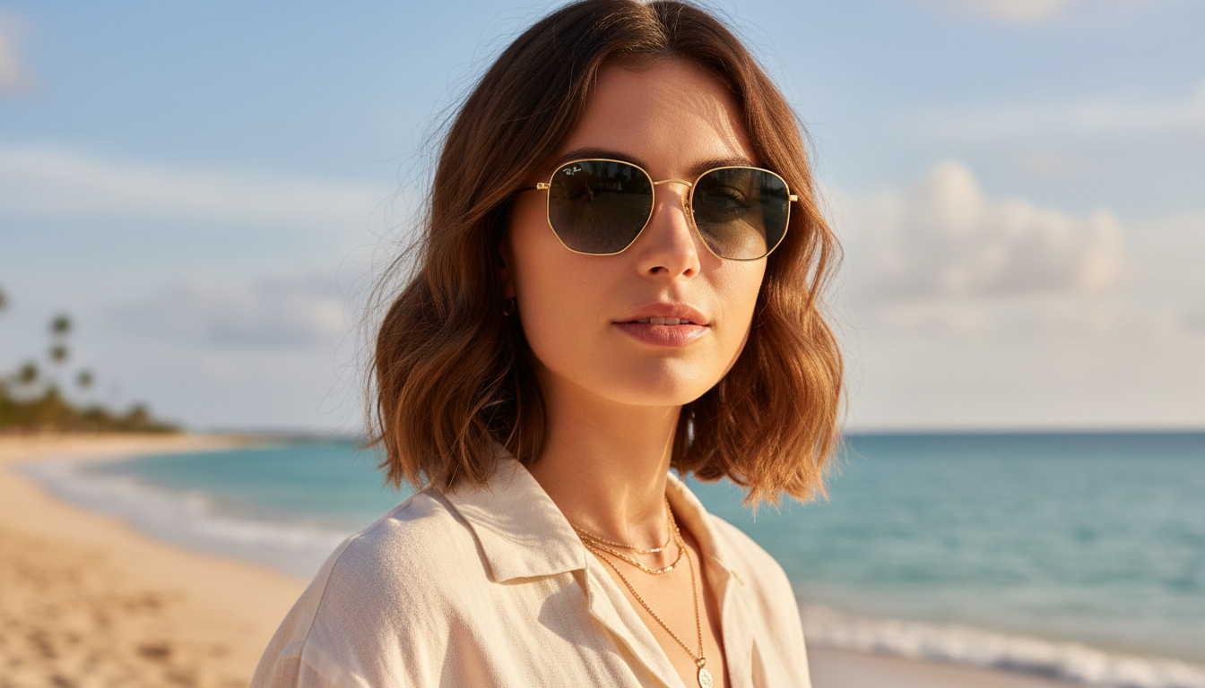 Vista frontal Ray-Ban HEXAGONAL (RB3548N - 91233M)