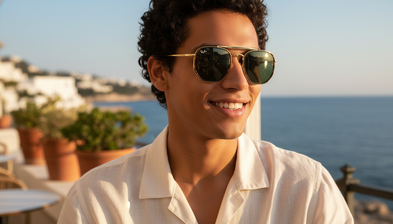 Vista frontal Ray-Ban THE MARSHAL II (RB3648M - 001)
