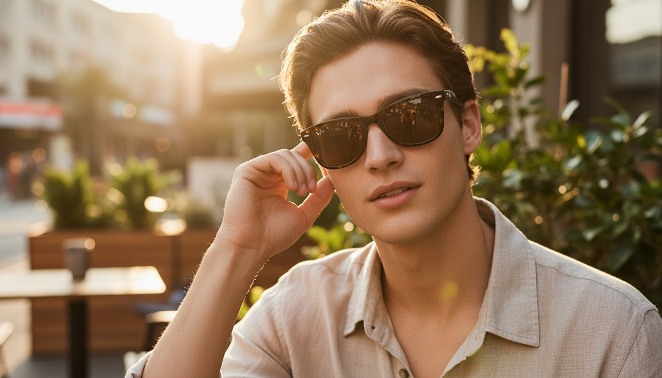 [glasses-front-view] Ray-Ban FOLDING WAYFARER (RB4105 - 710)