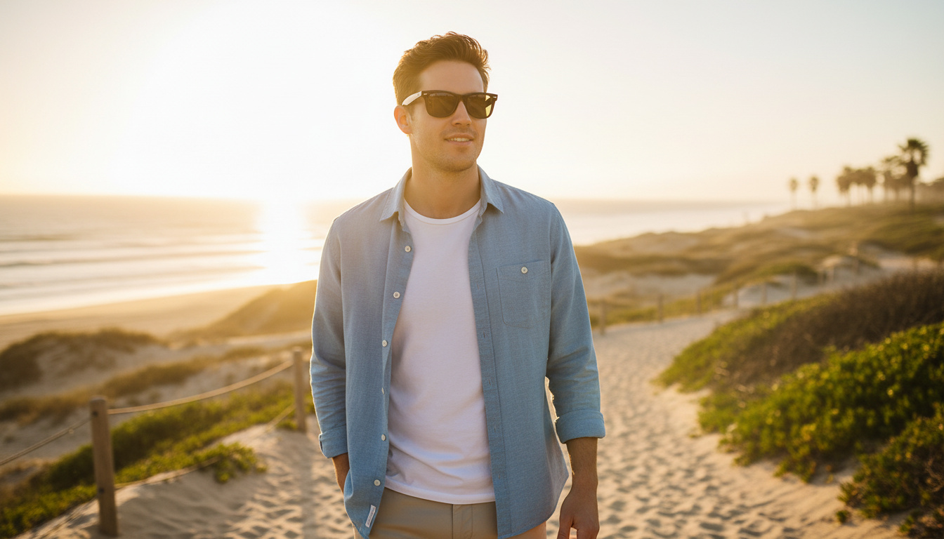 Vooraanzicht Ray-Ban FOLDING WAYFARER (RB4105 - 601/58)