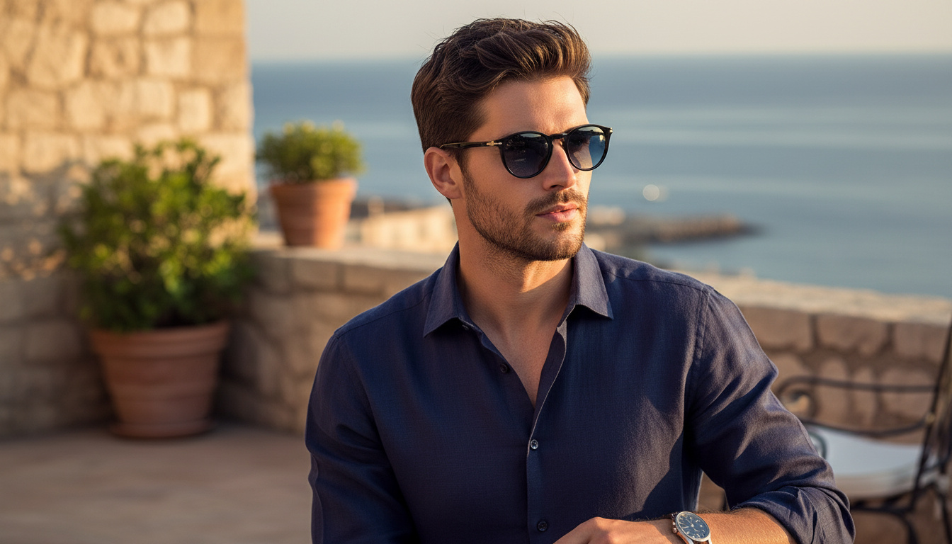 Framifrån Persol PO3152S (9014Q8)