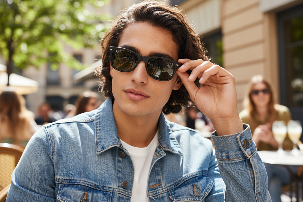 [glasses-front-view] Ray-Ban NEW WAYFARER (RB2132 - 646231)