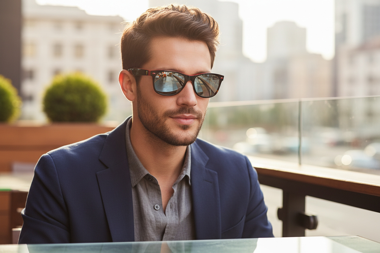 Vista frontal Ray-Ban NEW WAYFARER (RB2132M - F63830)
