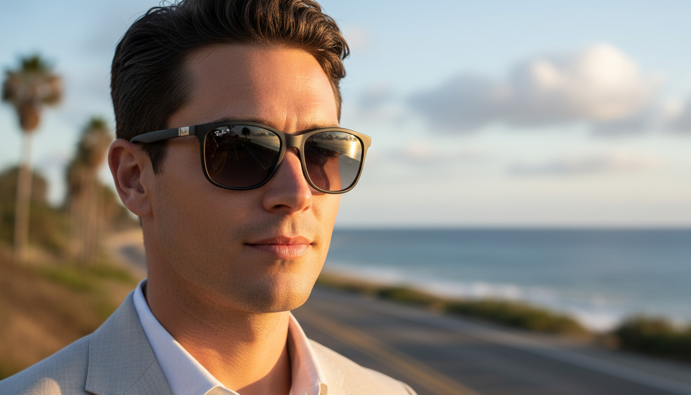 [glasses-front-view] Ray-Ban CHROMANCE (RB4330CH - 60175J)