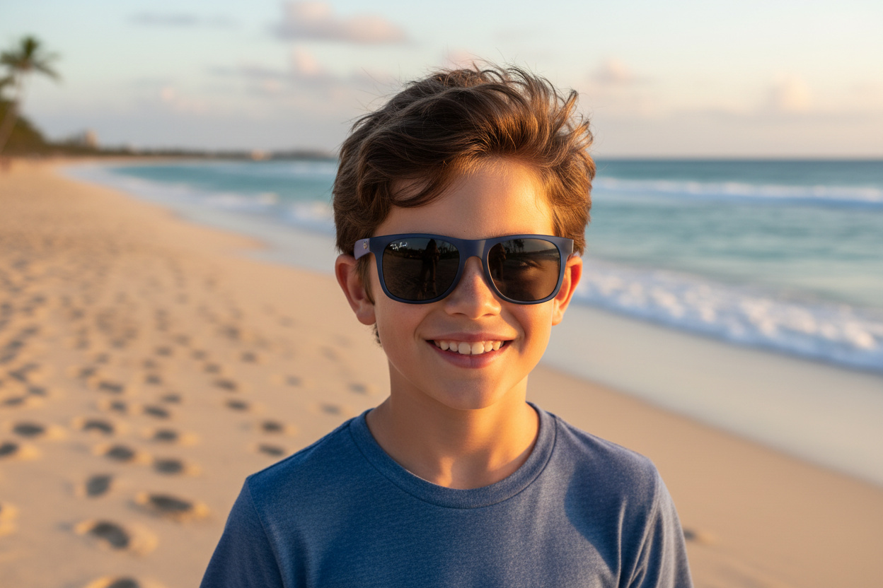 Elölnézet Ray-Ban Kids JUNIOR JUSTIN (RJ9069S - 706080)