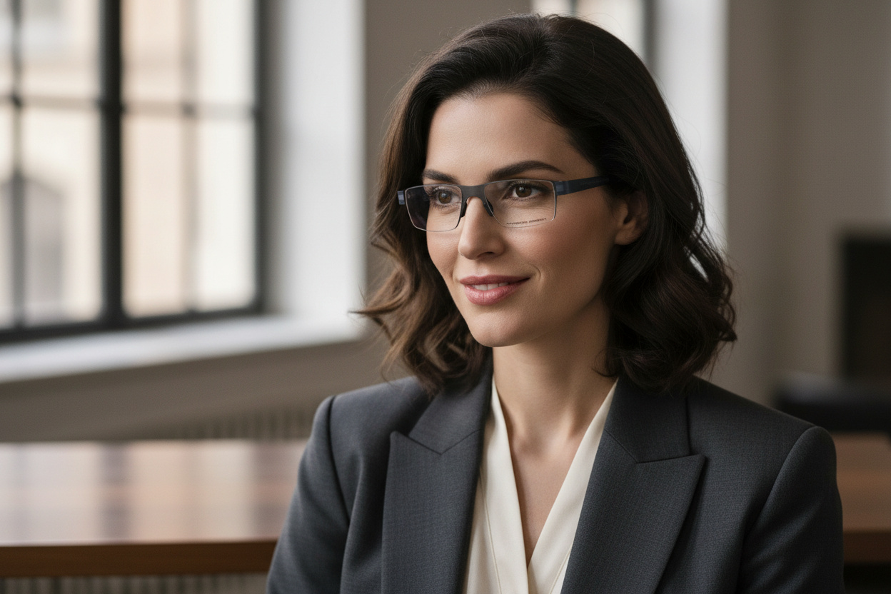 [glasses-front-view] Porsche Design P8813 (B)