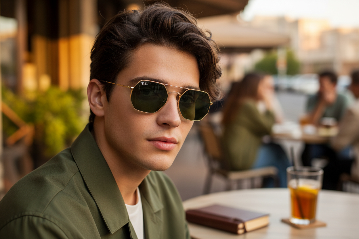 Vedere din față Ray-Ban OCTAGONAL (RB3556 - 919631)
