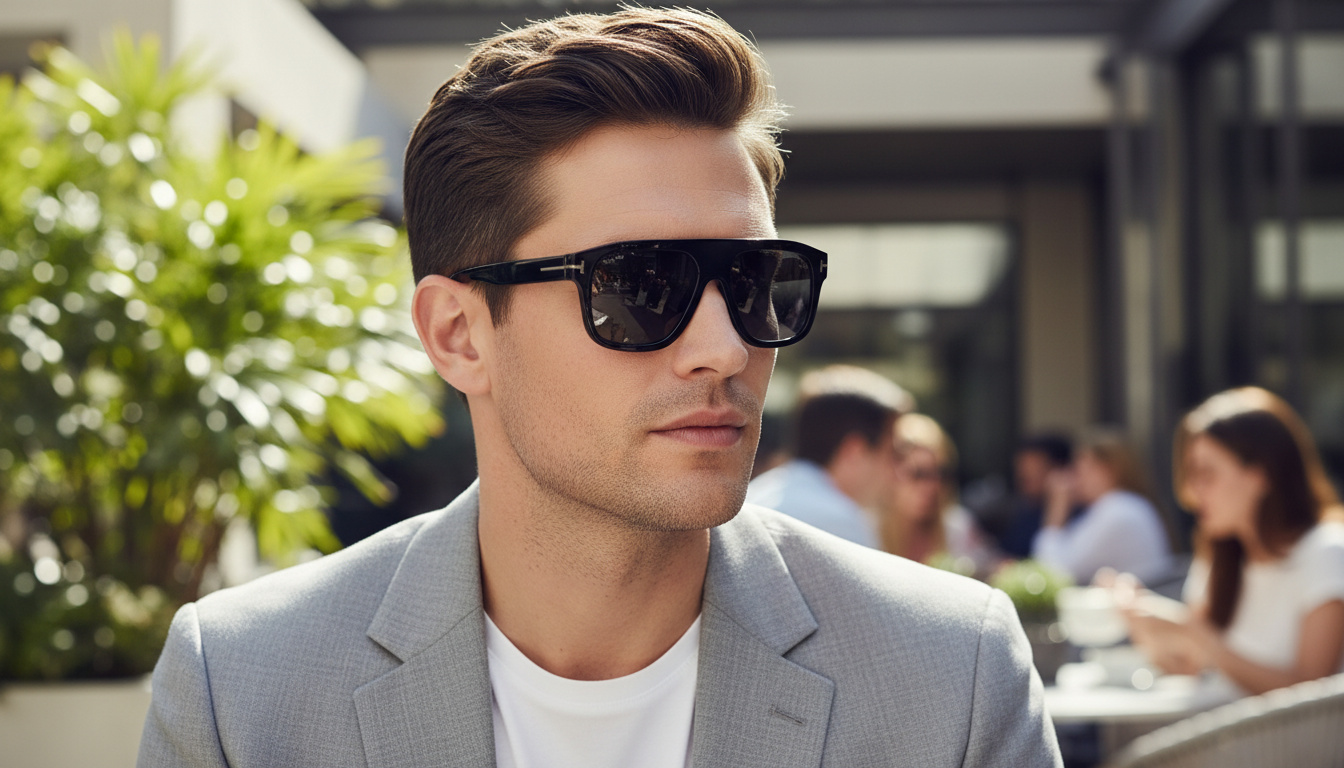 [glasses-front-view] Tom Ford THOR (FT0777-N - 01A)