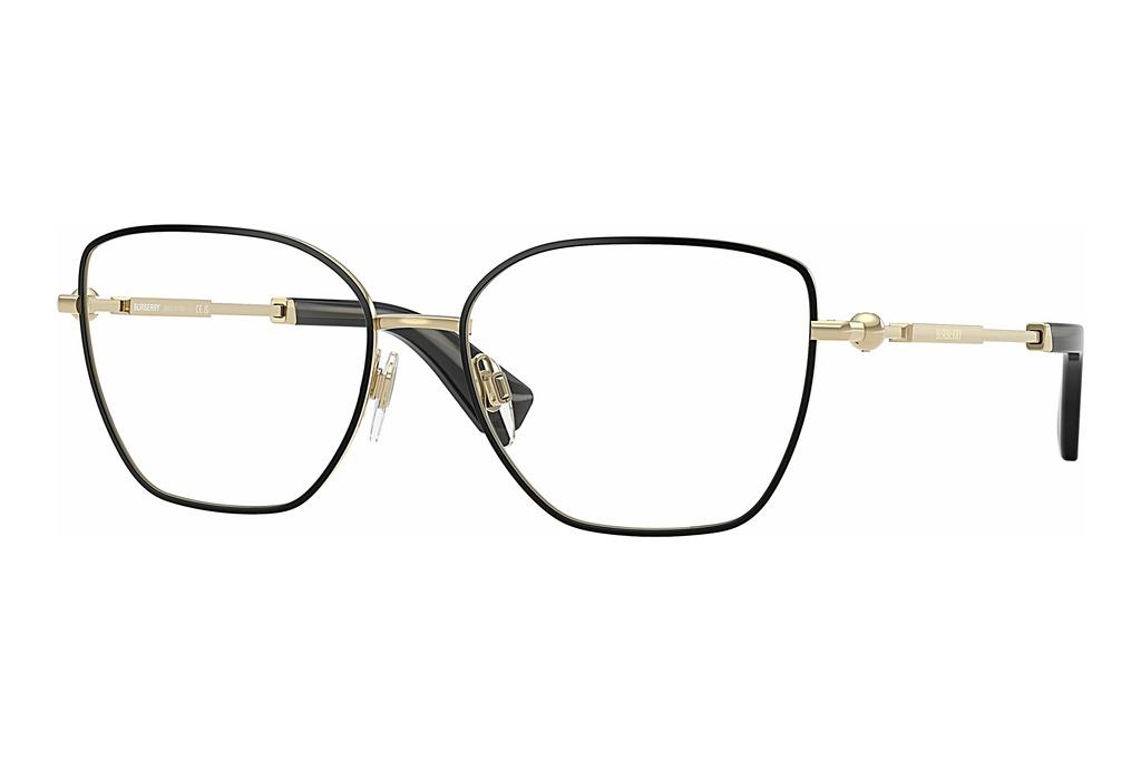 Burberry   BE1390 1326 Light Gold With Black Rim