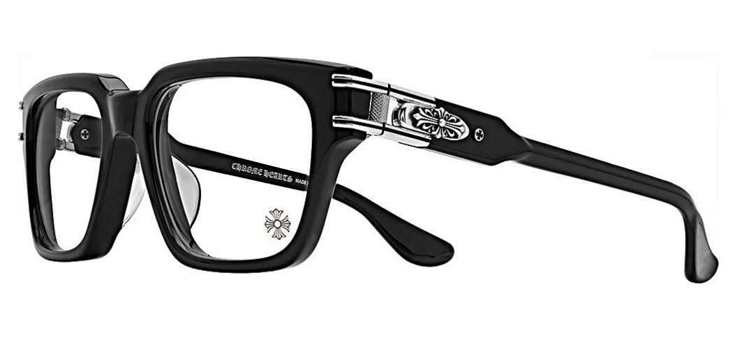 Chrome Hearts Eyewear   BULGE BK-SS Black-Shiny Silver