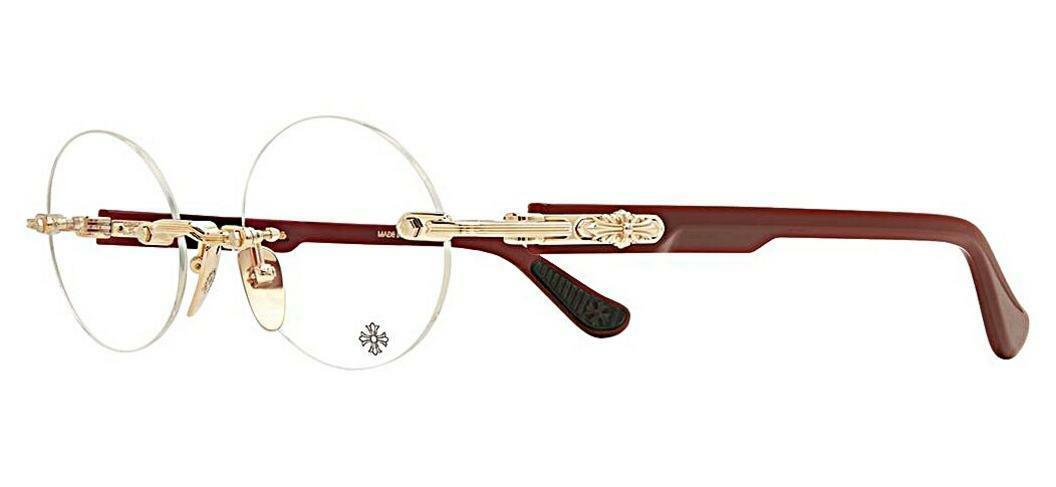 Chrome Hearts Eyewear   DEEP III GP-BOR Gold Plated-Bordello