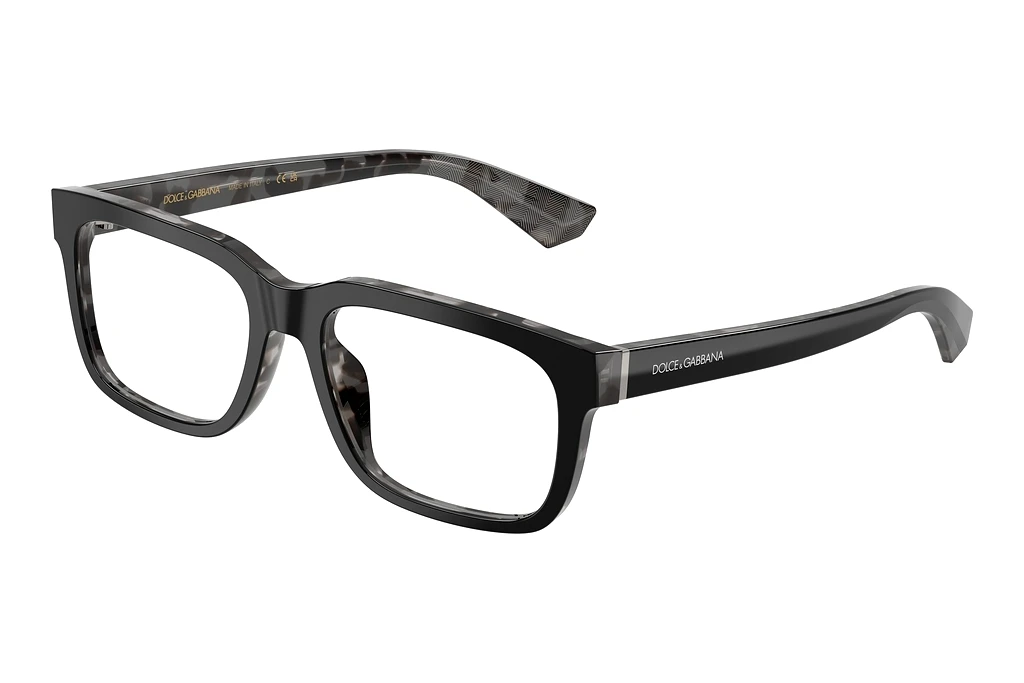 Dolce & Gabbana   DG3432 3403 Black On Grey Havana