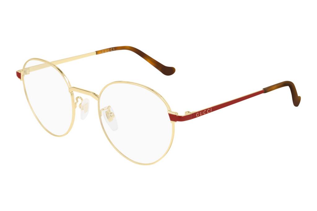 Gucci   GG0581O 007 gold-red-transparent