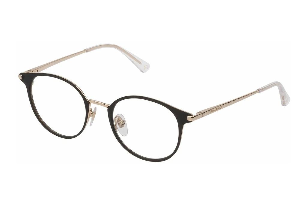 Nina Ricci   VNR231 0302 ORO ROSE' LUCIDO C/PARTI NERO SEMILUCIDO