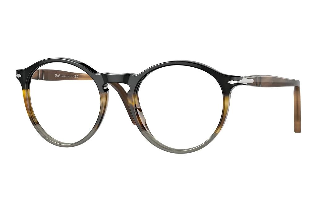 Persol   PO3285V 1135 Black/Striped Brown/Grey