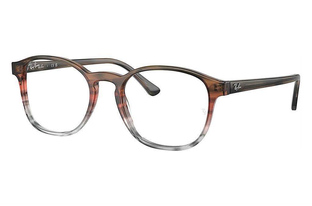 Ray-Ban   RX5417 8251 Striped Brown & Red