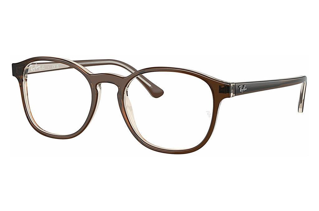 Ray-Ban   RX5417 8365 Brown On Transparent Light Brown