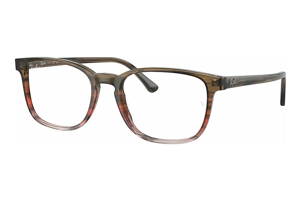 Ray-Ban   RX5418 8251 Striped Brown & Red