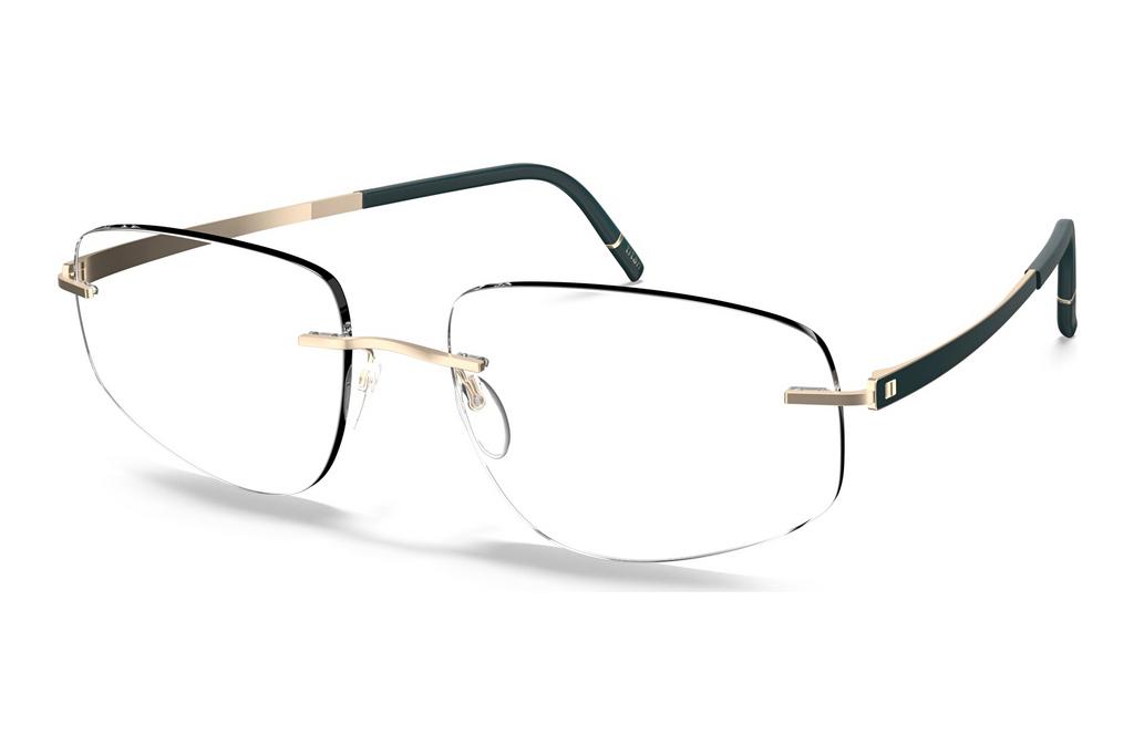 Silhouette   5529-MN 5540 Teal / Brass