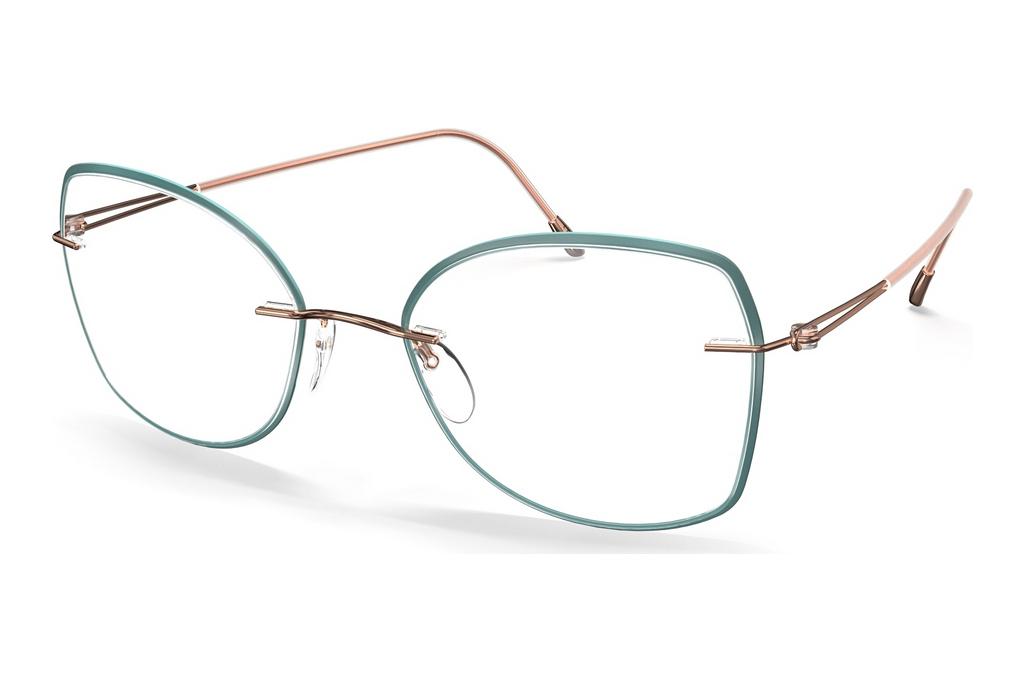 Silhouette   5566-JD 3530 Rose Gold / Teal