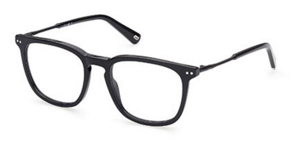 Web Eyewear   WE5349 01A 01A - schwarz glanz / grau